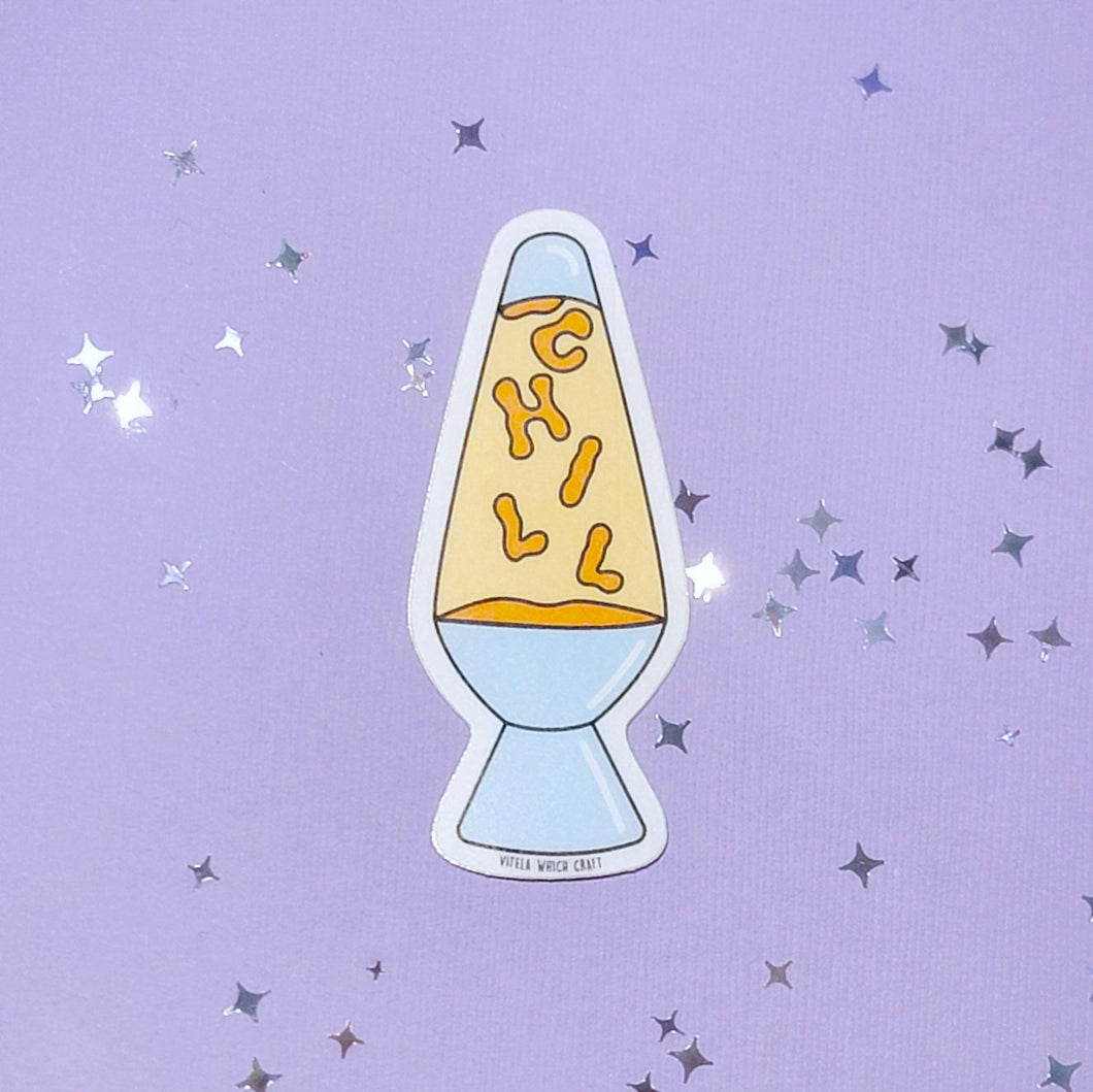 Chill Lava Lamp Sticker