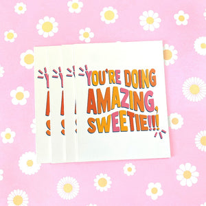 Doing Amazing Greeting Card