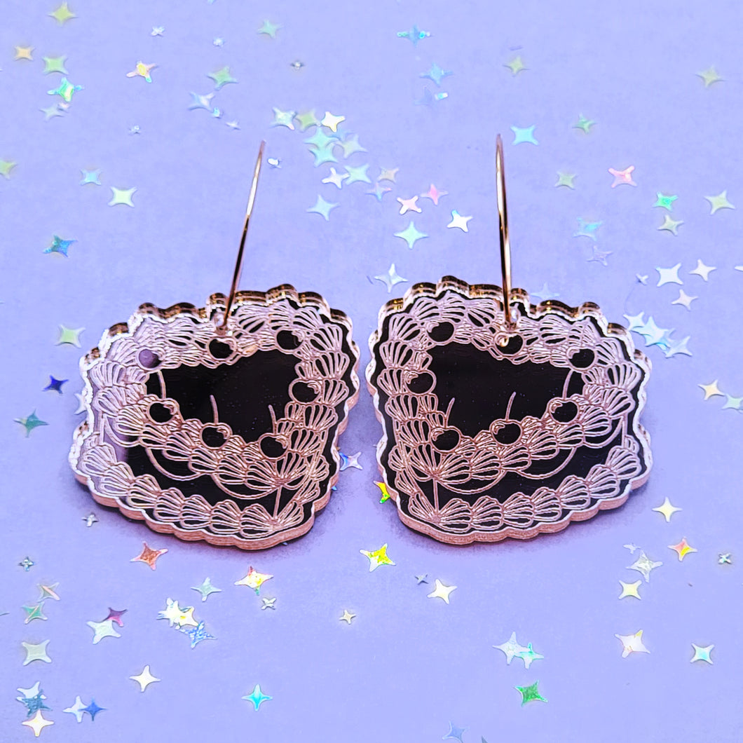 Heart-Shaped Cake Earrings