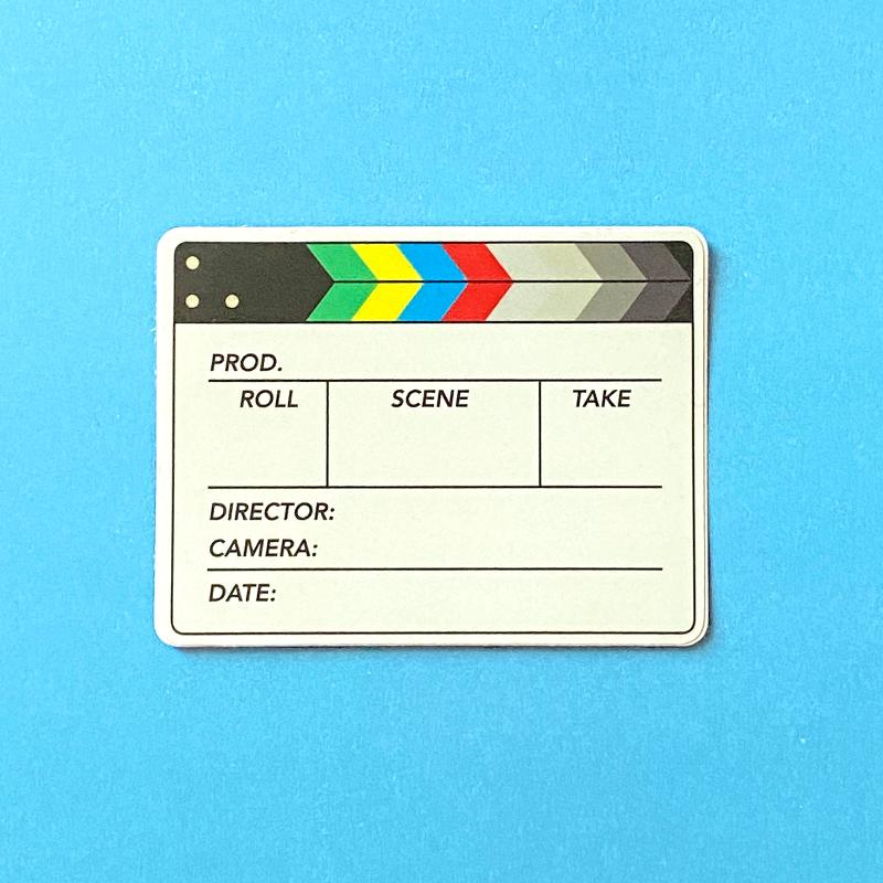 Clapboard Sticker