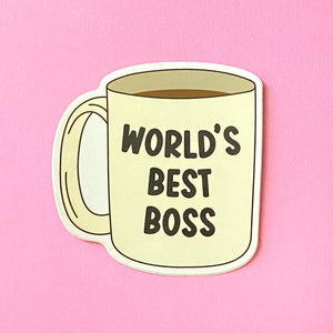Best Boss Mug Sticker