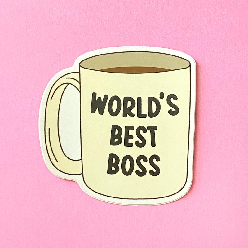 Best Boss Mug Sticker