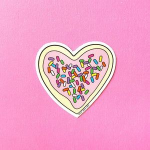 Heart Sugar Cookie Sticker