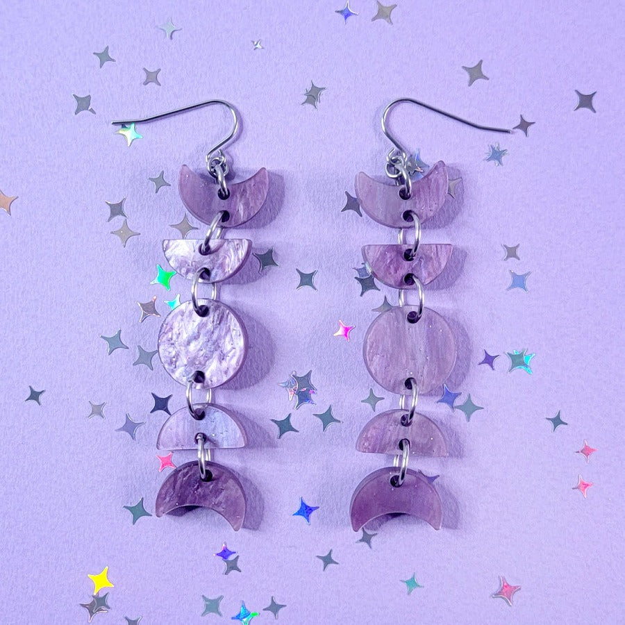 Moon Phase Earrings