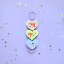 Load image into Gallery viewer, Convo Hearts Tumbler Topper
