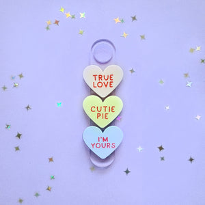 Convo Hearts Tumbler Topper