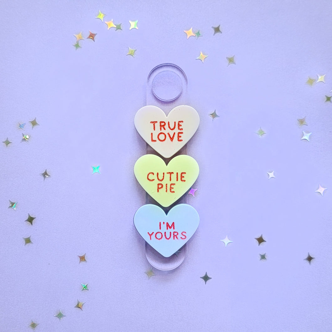 Convo Hearts Tumbler Topper