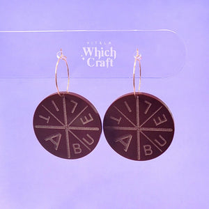 Hot Chocolate Acrylic Earrings