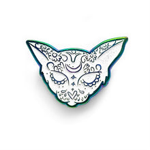 Load image into Gallery viewer, Sugar Skull Cat Pin
