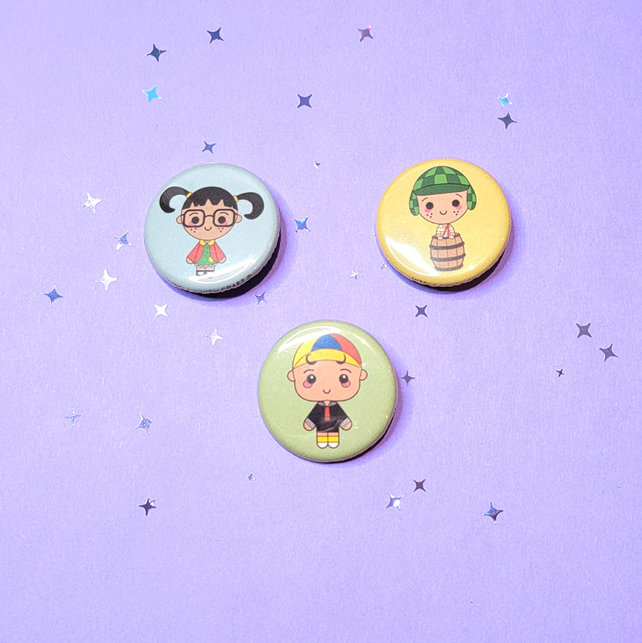 Chavo & Friends Buttons Set