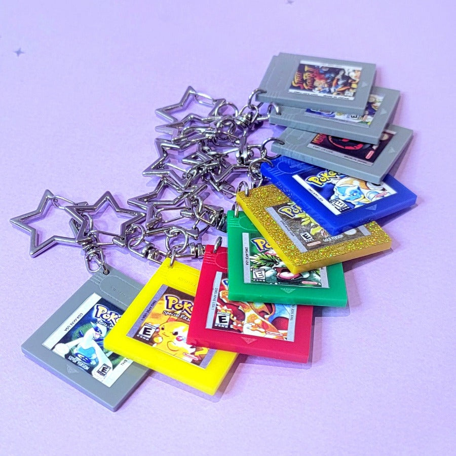 Game Cartridge Keychains