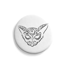 Load image into Gallery viewer, Sugar Skull Cat Button
