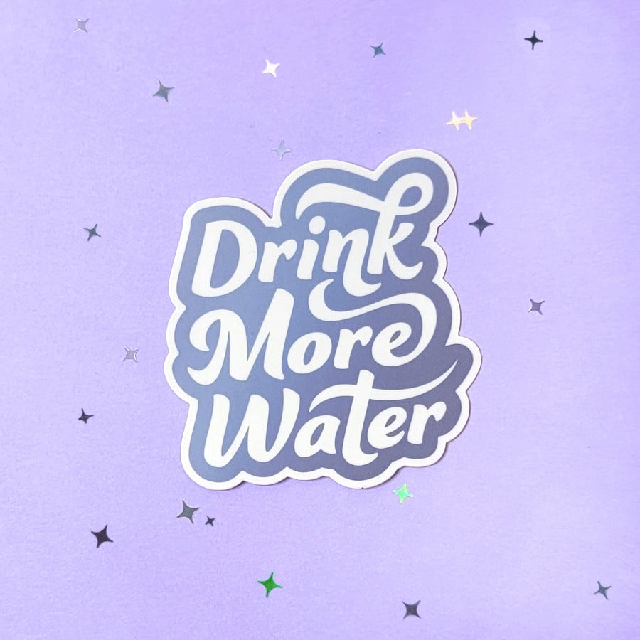 Drink More Water Sticker